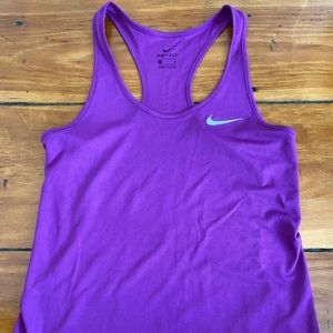 Nike Purple Dri-Fit Workout Tank Top, Size S